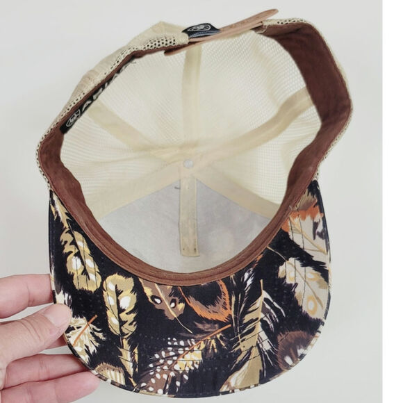 Ariat Feather Print Ball Cap, One Size Fits Most - Picture 6 of 10